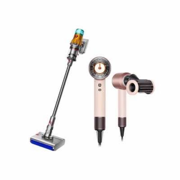 圖片 dyson 戴森  V12s sv46乾溼全能洗地吸塵器 + HD16 全新一代 吹風機 溫控 負離子
