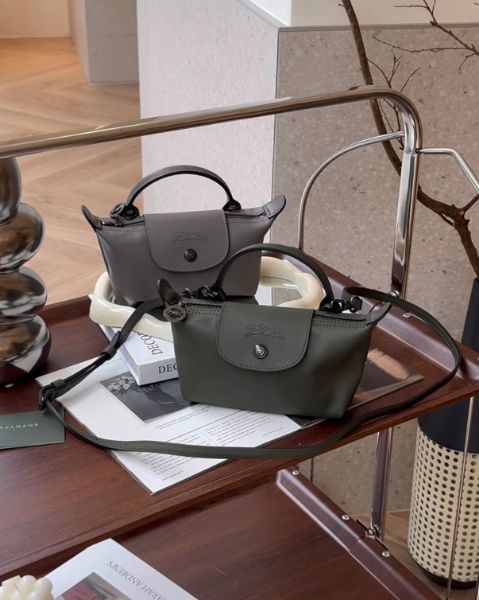 圖片 【LONGCHAMP】LE PLIAGE XTRA 迷你餃子包 斑鳩灰