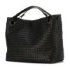 圖片 Bottega Veneta 179320 V0016 雙肩帶編織肩背包 黑  