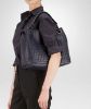 圖片 Bottega Veneta 179320 V0016 雙肩帶編織肩背包 黑  