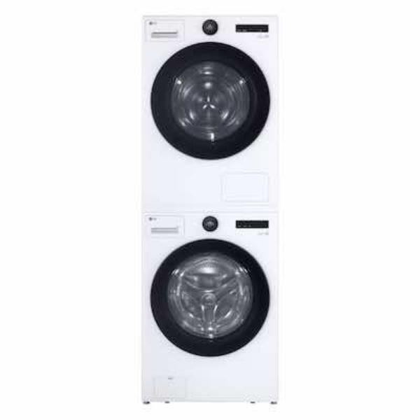 圖片 LG 樂金 22公斤 AIDD蒸氣滾筒洗衣機+20公斤免曬衣乾衣機 WD-S22FW+WR-20DW