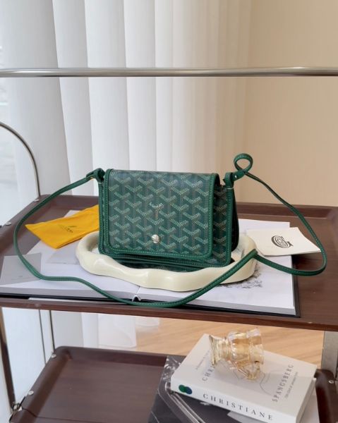 圖片 【GOYARD】PLUMET WOC 小號信封包 綠色