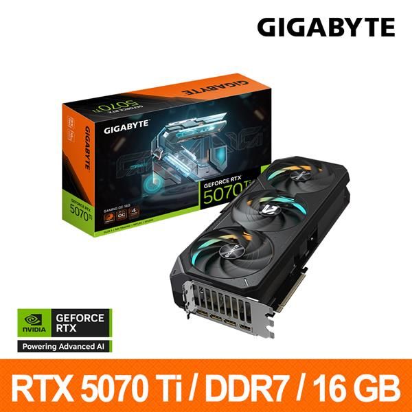圖片 🔥🔥技嘉 GIGABYTE GV-N507TGAMING OC-16GD 顯示卡 RTX5070Ti