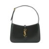 圖片 YSL LE 5 A 7 金Logo滑面牛皮肩背腋下包(657228-黑)