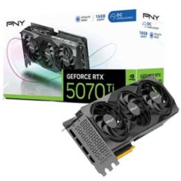 圖片 全新PNY RTX 5070Ti 16GB OC Triple Fan VCG5070T16TFXPB1-O
