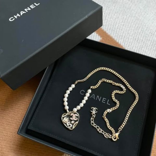 圖片 Chanel 24s多元素珍珠愛心項鏈