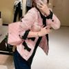 圖片 Chanel 櫻花粉金荔枝鏈條口蓋包🌸
