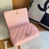圖片 Chanel 櫻花粉金荔枝鏈條口蓋包🌸