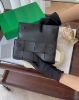 圖片 【BV】8格編織掀蓋小牛皮長夾 黑色
