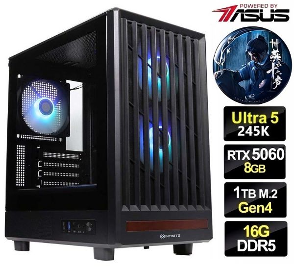 圖片 燕雲十六聲】全新 R5 9600X 華碩 B850 WIFI 超頻雙扇RTX5060 飇16G 電競 1T 電腦 主機