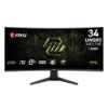 圖片 【MSI 微星】MAG 346CQDF E20｜電競曲面螢幕(34"UWQHD 3440 x 1440)