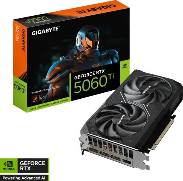 圖片 GIGABYTE 技嘉 RTX5060Ti WINDFORCE MAX OC 16G