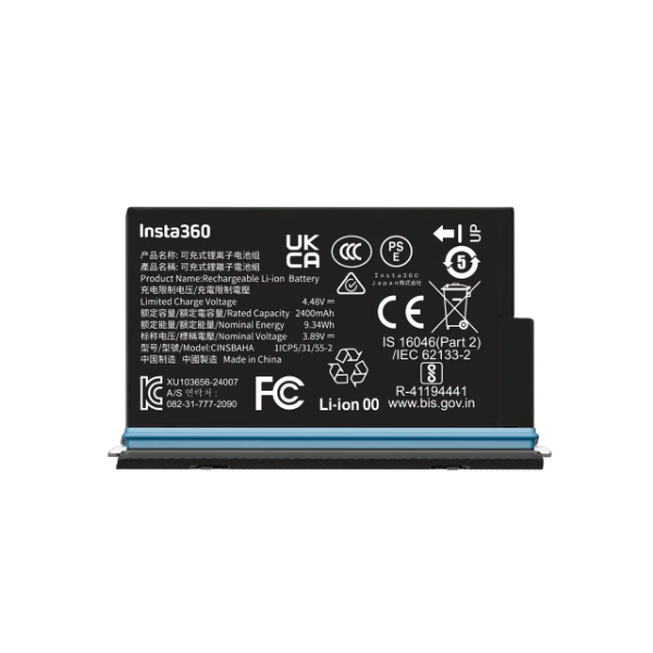 Insta360 X5 原廠電池(黑色) 公司貨