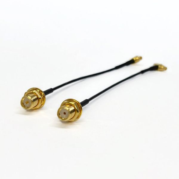【TrueRC】10cm MMCX90 to RP-SMA pigtail｜天線轉接線