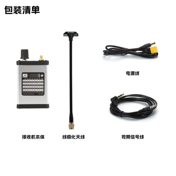 RUSHFPV 6.1-7.2G超寬頻段接收機天線套裝穿越機固定翼接收機