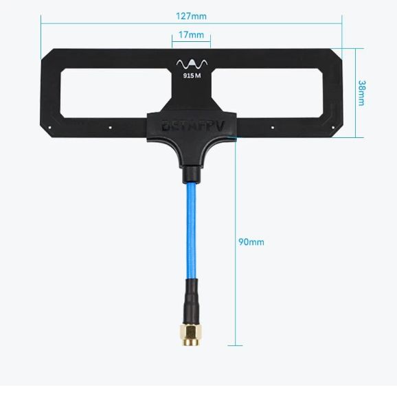 BETAFPV Moxon V2遠航天線高增益穿越機長距離無人機2.4G/915MHz