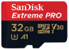 【SanDisk】 ExtremePRO®  32/128/256GB  microSDXC™ UHS-I 記憶卡(紅黑卡)