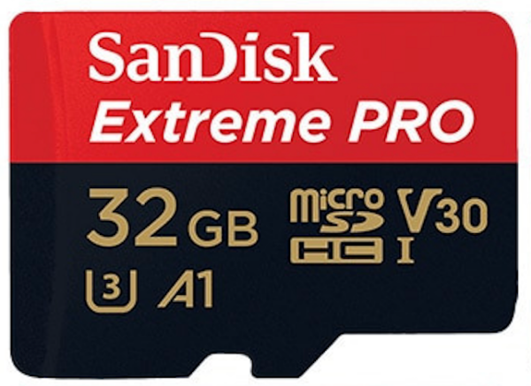 【SanDisk】 ExtremePRO®  32/128/256GB  microSDXC™ UHS-I 記憶卡(紅黑卡)