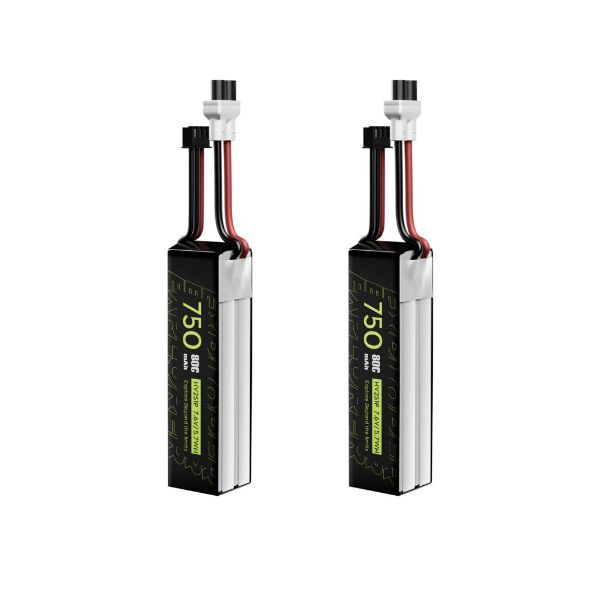 【Flywoo】Explorer 750mAh 2S LiHV 80C 電池 2 顆｜XT30UP