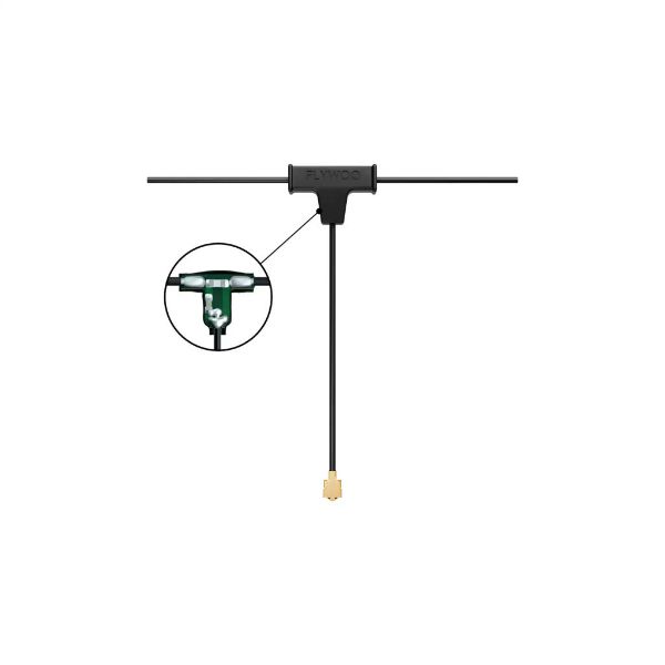 Flywoo ELRS 2.4g 迷你 PCB T形 天線 接收機 專用 UFL