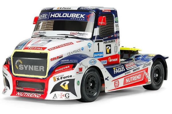 【田宮 TAMIYA】1/14 BUGGYRA FAT FOX 歐洲卡車大賽 遙控聯結車 (TT-01E 底盤) 經典重現