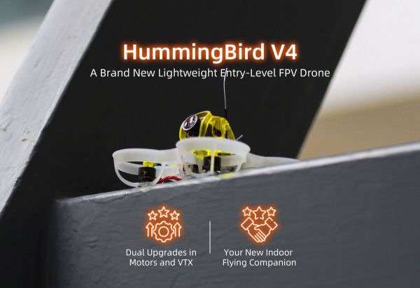 NewBeeDrone HummingBird V4 BNF 30000KV穿越機65mm競速無人機