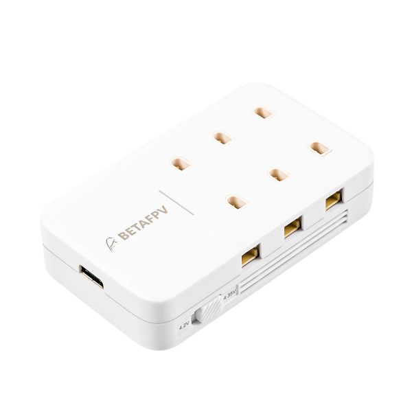 【BETAFPV百達】6 Ports 1S Battery Charger & Adapter｜6口充電器+充電頭