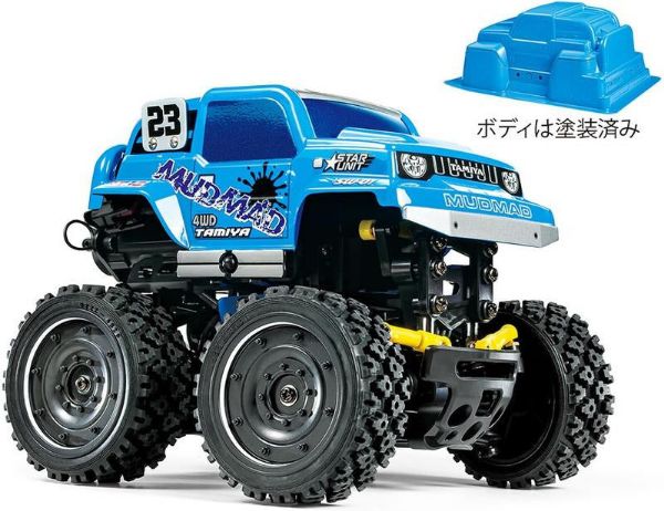 TAMIYA 田宮 1/24 SW-01 越野大腳車 MUDMAD 遙控車組裝套件 (57412 可翹頭系列)