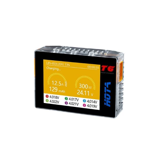 HOTA T6 航模鋰電平衡充 6S穿越機 DC300W PD/QC快充