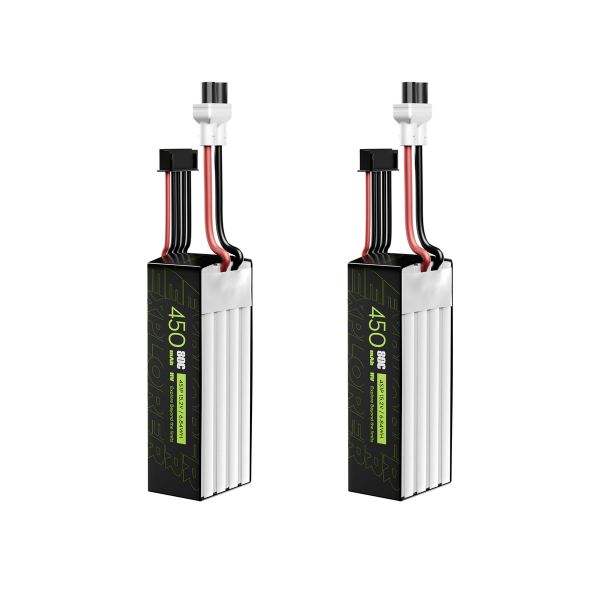 【Flywoo】Explorer 450mAh 4S LiHV 80C 電池 2 顆｜XT30UP