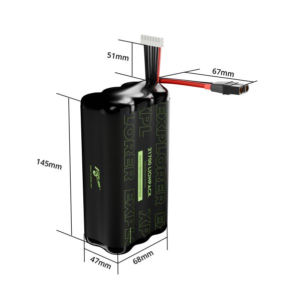 【Flywoo】Explorer BAK P45D 21700 6S2P 9000mAh 鋰離子電池組