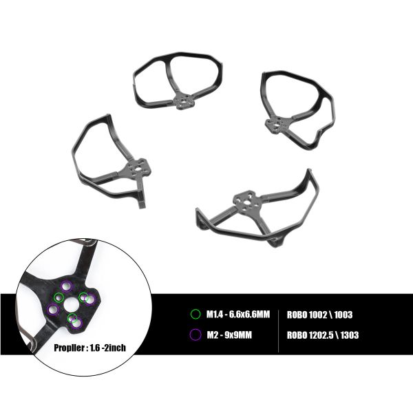 【Flywoo】1.6–2 吋通用螺旋槳保護罩 4 個