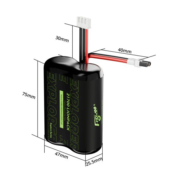 【Flywoo】Explorer BAK P45D 21700 2S1P 4500mAh 鋰離子電池組