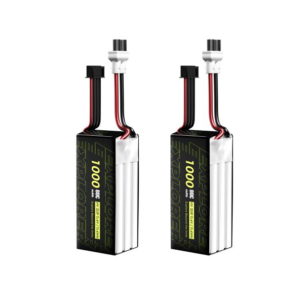 【Flywoo】Explorer 1000mAh 3S LiHV 80C 電池 2 顆｜XT30UP