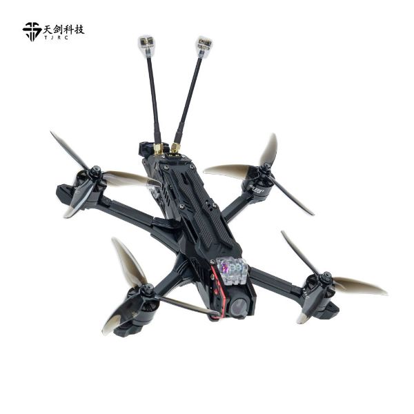 TJRC天劍科技FPV T5V2高清花飛穿越機無人機靈識圖傳不防水套機
