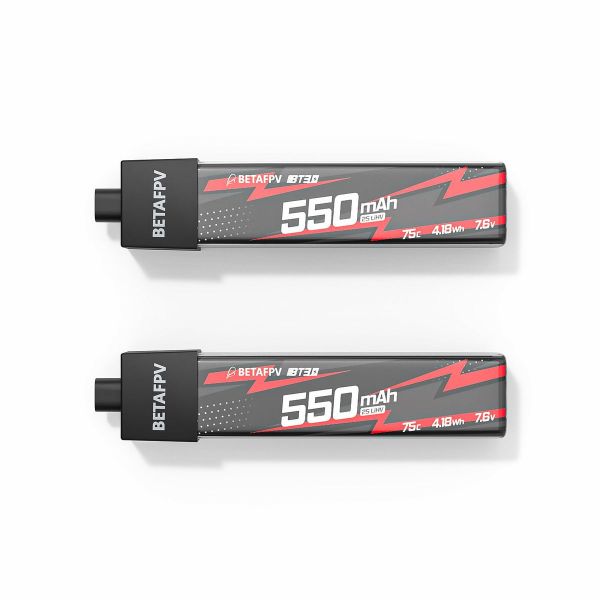 【BETAFPV百達】BT3.0 550mAh 2S Battery (2PCS)｜電池