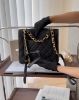 圖片 【CHANEL】牛仔郵差雙肩包 黑色