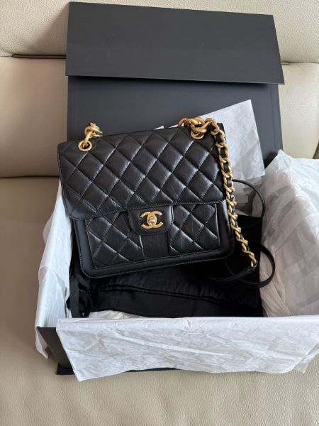 圖片 「M.Y精品」小香 23s 雙肩後背包 牛皮 金釦 送禮可🎁