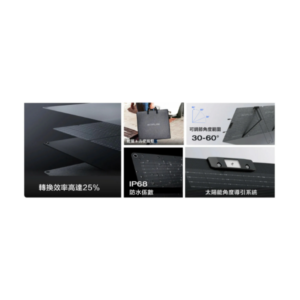 【EcoFlow正浩】220W 單面便攜太陽能板(新世代版本)
