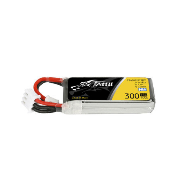 格式 R-LINE-300mAh-75C-2S1P-PH2.0 高倍率FPV室內穿越機空心杯鋰電池