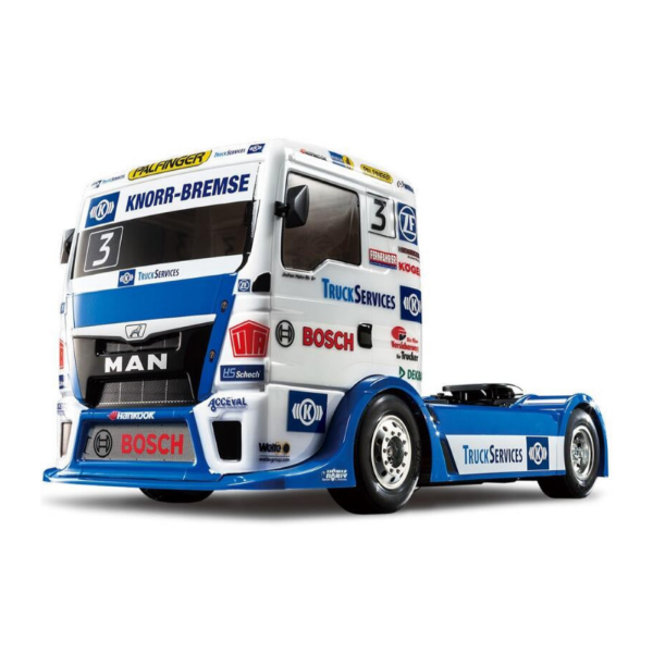 TAMIYA 田宮 1/14 MAN TGS 卡車賽車：Team Hahn Racing (TT-01 Type-E 底