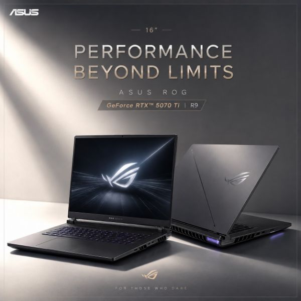 圖片 ASUS  華碩 16吋 GeForce RTX 5070Ti R9 電競筆電 (G614PR/R9-8940HX)