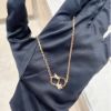 圖片 《在台現貨最低特價  最新》Dior 鈴蘭花鈴和葉子金色飾面項鍊