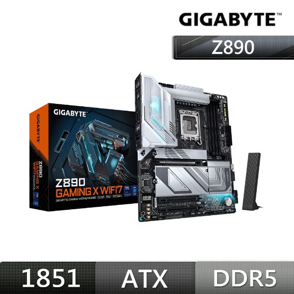 圖片 技嘉 Z890 GAMING X WIFI7(電競/水冷・Intel旗艦)