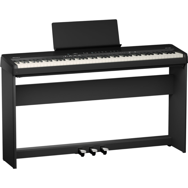 圖片 Roland FP-40-BK 黑色 Digital Piano｜88鍵電鋼琴・專用琴架＋三踏板組合