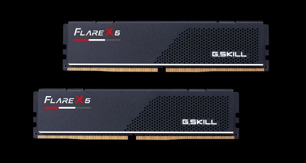 圖片 芝奇Flare X5烈焰槍 64GB(雙通32G*2)D5-6000/CL28黑(F5-6000J2836G32GX2-FX5)