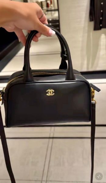 圖片 CHANEL 26B mini 保齡球包 黑