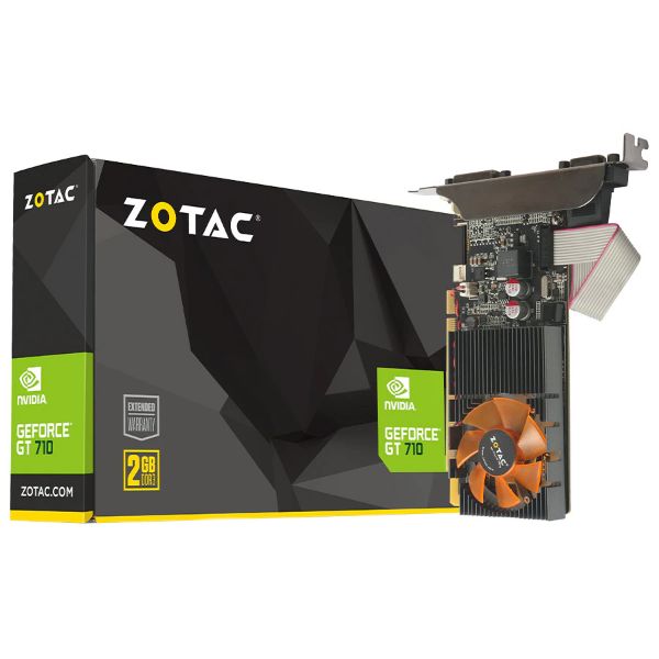 圖片 ZOTAC GT710-2GD3(954MHz/2G DDR3/單風扇/15.7cm/註四年)三介面
