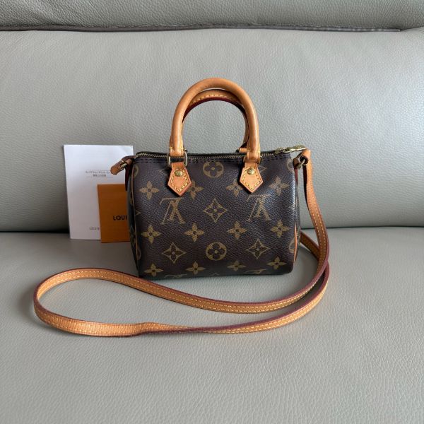 圖片 MY精品 - Lv M61252 nano speedy 經典老花