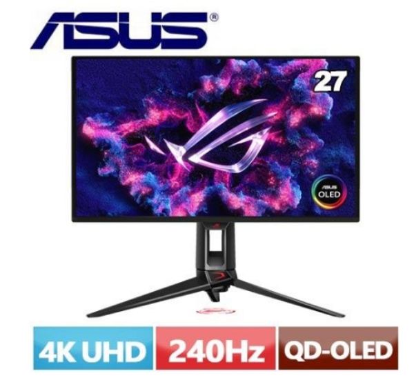 圖片 全新未拆福利品 華碩 27型 ROG Swift OLED PG27UCDM 電競顯示器